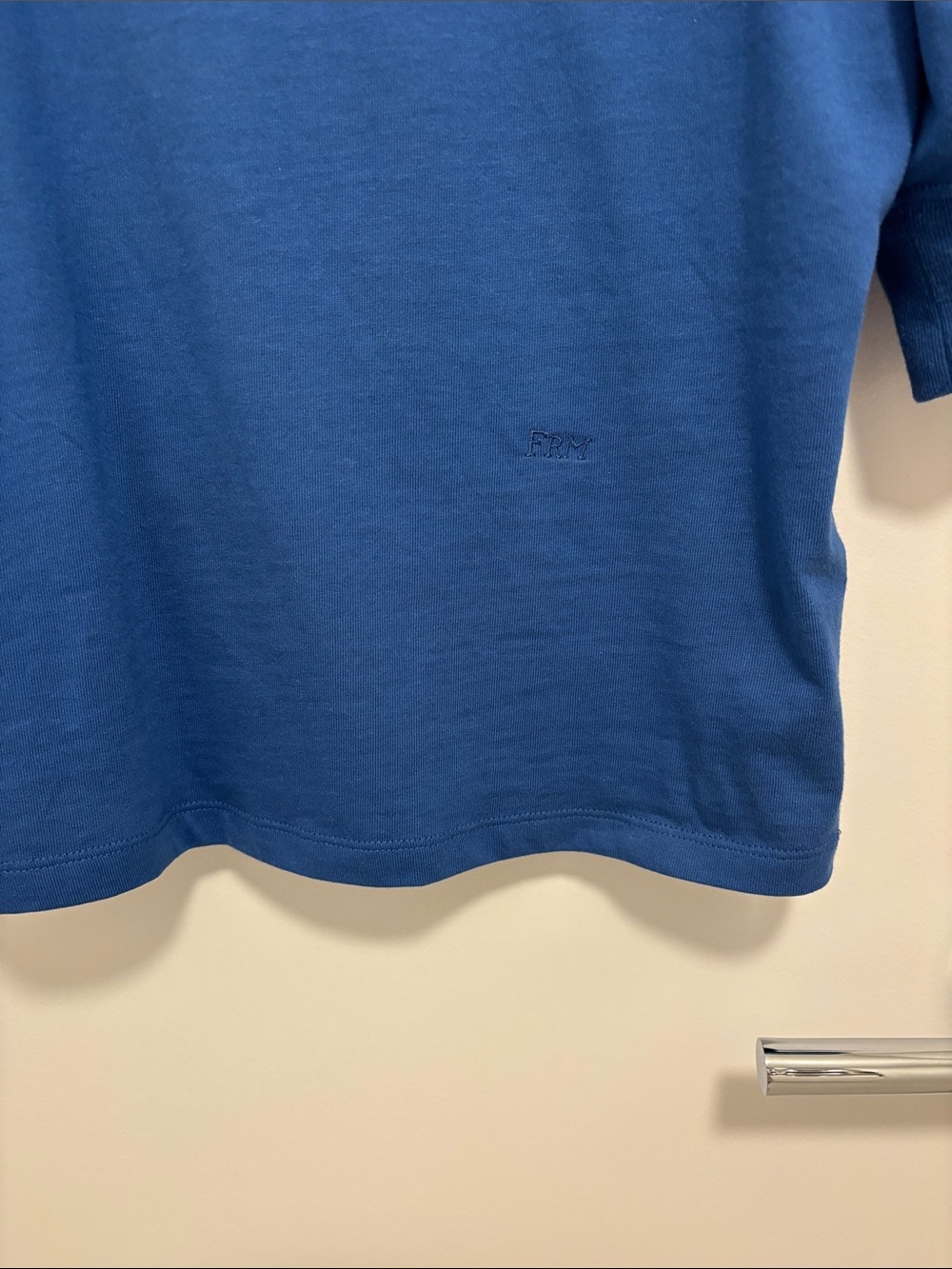 Frame Royal Blue 3/4 Sleeve Top in Size S Excellent Condition - Picture 4 of 8